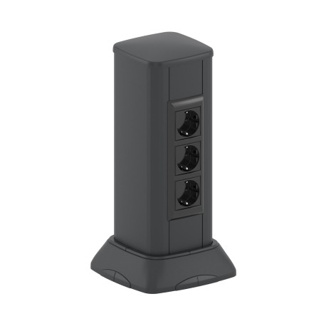 19533 | Миниколонна алюминиевая, 0.35м, цвет чёрный-1