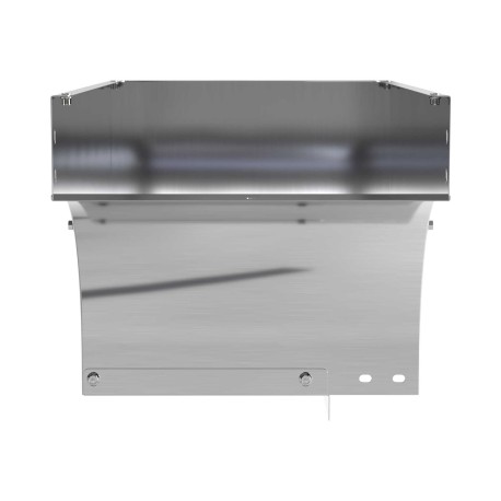 ISDRL0860KC | Угол CDSD 90 вертикальный внешний переходник правосторонний осн. 600 H80, нержавеющая сталь AISI 304 (крепеж в комплекте), необходимыми для монтажа-1