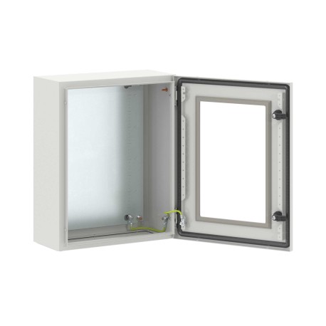 R5STEX0542 | Корпус навесной STE с М/П с прозрачной дверью ВхШхГ 500x400x200 мм