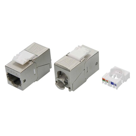RNK6F90TL | Модуль Keystone RJ45 CAT 6 экранированный (STP), 180 градусов, серебристый