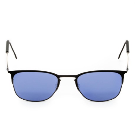 TCSDRS53010001 | Черные солнцезащитные очки из титана с темно-синими линзами. Модель 11-1