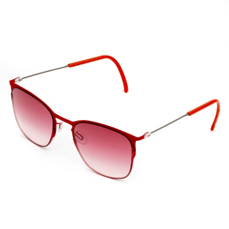 TCSDRS53010003 | Красные солнцезащитные очки из титана с линзами красный градиент. Модель 11