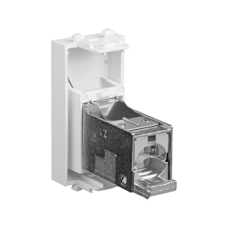 4400361 | Компьютерная розетка RJ-45 модульная, кат.5е экран, "Avanti", "Белое облако", 1 модуль-3