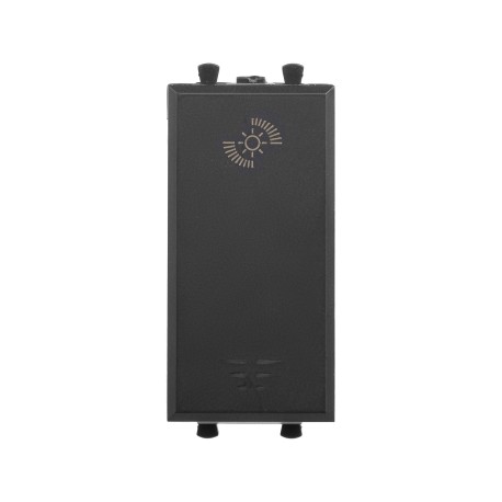 4412341 | Диммер кнопочный модульный для LED ламп, Avanti, Черный матовый, 1 модуль