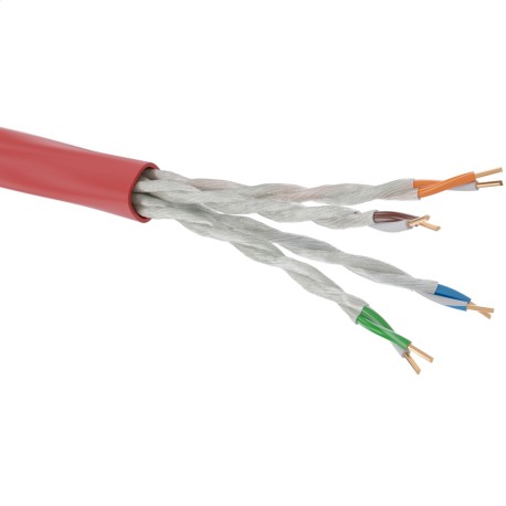 RN5EUUA04RD | Кабель CAT 5е, U/UTP, нг(А)-FRHF, бухта 305м, красный