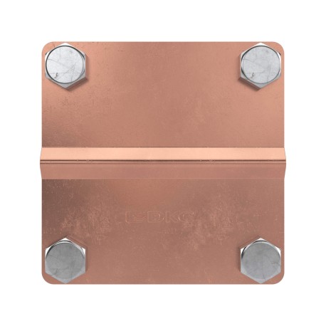 NG3101CU | Соединитель пруток-полоса с разделительной пластиной, 57x80 мм, мед-2