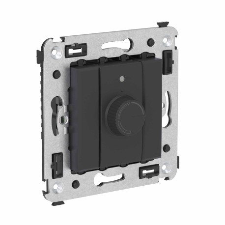 4412133 | Диммер поворотный в стену, Avanti, Черный матовый-1