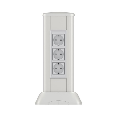 19531 | Миниколонна алюминиевая 0,35 м, цвет светло-серебристый металлик