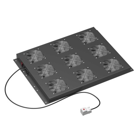 R5VSIT8009FTB | Потолочный модуль 9 вентиляторов с термостатом для крыши 800 RAL9005-1