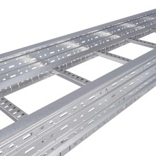 Лоток тяжелый лестничный 200х80, L=3000, 2.0мм, RAL5003