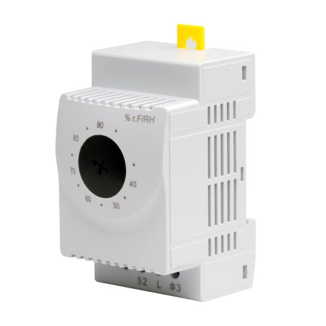 R5GS01 | Гигростат с регулируемым диапазоном влажности 35&95%, переключающий контакт-2
