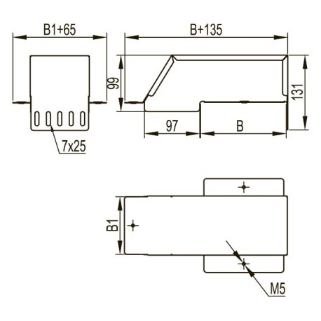 36563KHDZ | Ответвитель-крышка Т-образный переходник DDT 150/100, 0.8мм, горячеоцинкованное-1