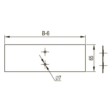 37352HDZL | Накладка соединительная для основания лотка CGB, осн.100, 1.0мм, цинк-ламельное-1