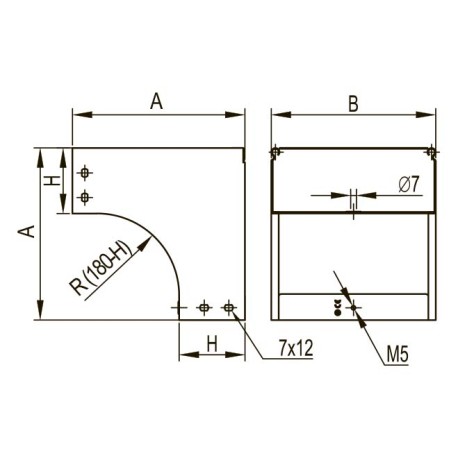 37372KHDZ | Угол вертикальный внешний CDV 90° 100х80, 1.0мм, горячеоцинкованное-1