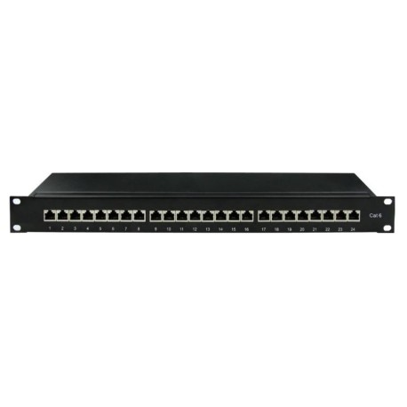 RN6PPF241 | Патч-панель 19",1U, CAT6, 24 порта RJ45, экранированная