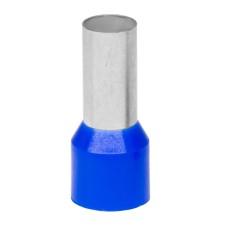 Наконечник-гильза с изол. фланцем для жилы сечением 16кв.мм, длина контактной части 14мм, синий