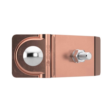 ND2308CU | Держатель прутка на водостоке с болтом, медь-2