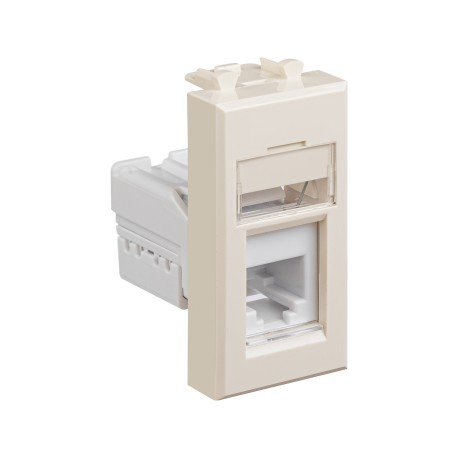 4405311 | Телефонная розетка RJ-12 модульная, "Avanti", "Ванильная дымка", 1 модуль-1