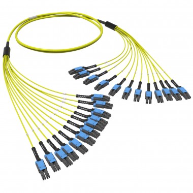 RNFLL24S10 | Оптическая разветвительная сборка 24ОВ 9/125 OS2, 12хLC-UPC Duplex Uniboot/12хLC-UPC Duplex Uniboot, 10м