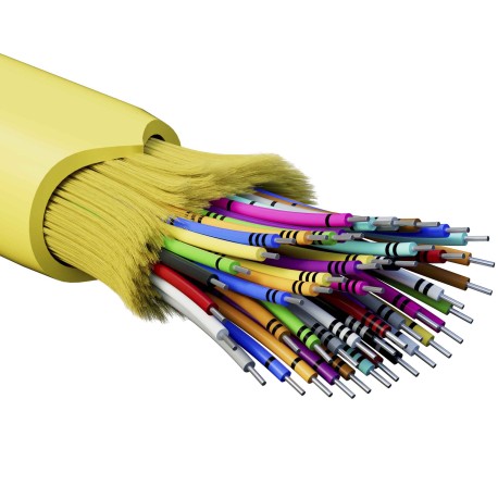 RNDT9C48YL03 | Кабель волоконно-оптический, распределительный, арамидные упрочняющие нити, для внутренней прокладки, нг(A)-HFLTx, 48 ОВ, категорияOS2 (G.652.D) плотный буфер, 0,4 кН, барабан 2000 м