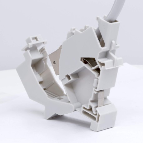 RNW1DIN | Адаптер на DIN рейку для модулей Keystone-5