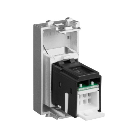 4404461 | Компьютерная розетка RJ-45 модульная, кат.5е, "Avanti", "Закаленная сталь", 1 модуль-3