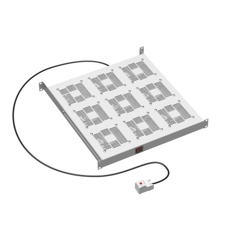 R519VSIT9FT | 19" Вентиляторный модуль, 9 вент. с термостатом