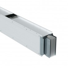 Секция прямая 1+0 точек отвода L=0-2999мм, Al, 3P+N+Pe+Fe, 1000А, IP55