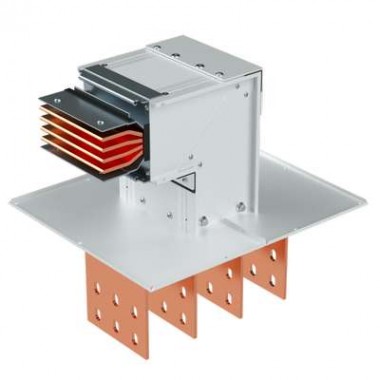 PTC50IHET1AA000 | Горизонтальный угол + секция подключения, тип 1, Cu, 3P+N+Pe+Fe/2, 5000А, IP55