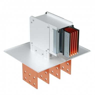 PTC40GVET1AA000 | Вертикальный угол + секция подключения, тип 1, Cu, 3P+N+Pe+Fe, 4000А, IP55