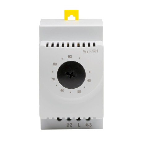 R5GS01 | Гигростат с регулируемым диапазоном влажности 35&95%, переключающий контакт-1
