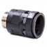 PAS29M40N | Муфта труба-коробка с металлической резьбой DN 29 мм, М40х1,5, полиамид, цвет черный