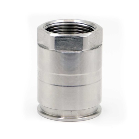 6112-25X | Муфта труба-коробка д.25мм, IP66/IP67, М25х1,5, внутренняя резьба, нержавеющая сталь AISI 303