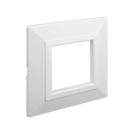 4400852 | Рамка из металла, "Avanti", белая, 2 модуля-1