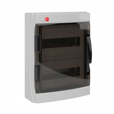 RB24W6TGD | Щиток настенный с дверцей 24 мод.,IP65, серый, с клеммным блоком 63А