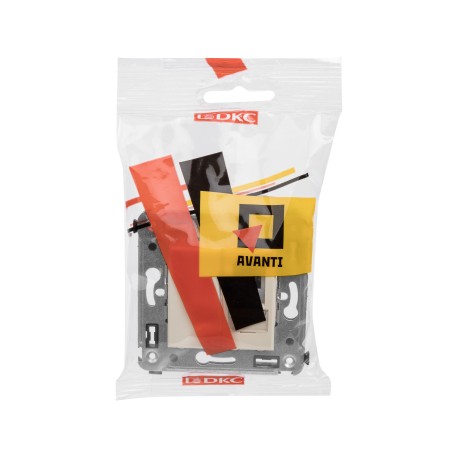 4405313 | Телефонная розетка RJ-12 в стену одинарная, "Avanti", "Ванильная дымка"-4