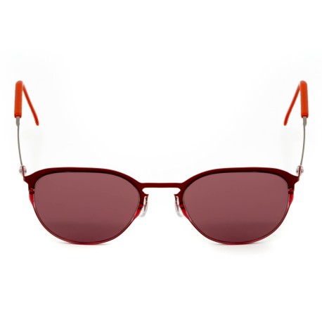 TCSNUE51010005 | Красные солнцезащитные очки из титана с красными линзами. Модель 21-1
