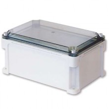 Корпус 400х400х146 IP67 стенки, прозрачная крышка (выс.крышки 21)