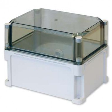 533901 | Корпус 300х300х235 IP67 стенки, прозрачная крышка (выс.крышки 110)