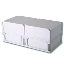 Корпус 400х200х235 IP67 фланцы, непрозрачная крышка (выс.крышки 110)