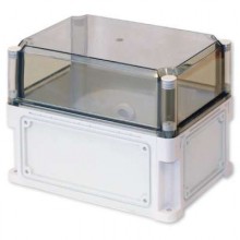 Корпус 300х200х235 IP67 фланцы, прозрачная крышка (выс.крышки 110)
