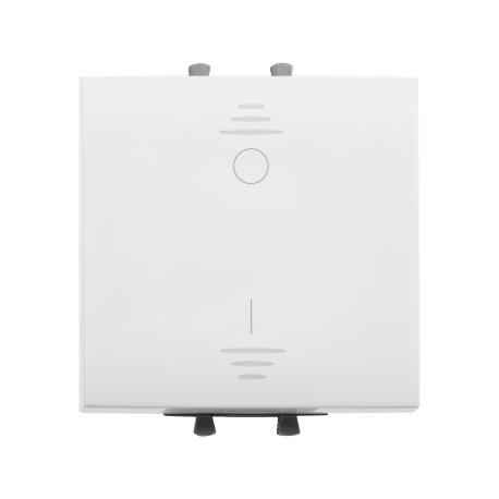 4400222 | Выключатель двухполюсный одноклавишный модульный, "Avanti", "Белое облако", 2 модуля