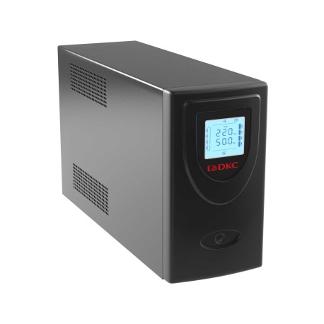 INFOLCD2000SI | Линейно-интерактивный ИБП, Info, 2000VA/1200W, 2xIEC C13, 2xSchuko, USB + RJ45, LCD, 4x9Aч-1