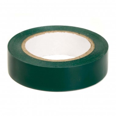 PVC192015GN | Лента изоляционная ПВХ 19x0,15 20м в рулоне Зеленая