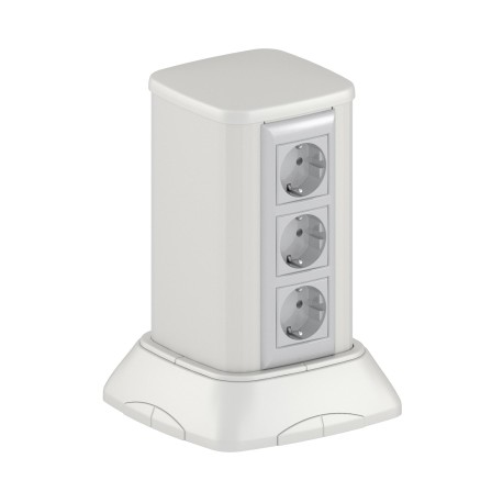 19521 | Миниколонна алюминиевая 0,25 м, цвет светло-серебристый металлик-1