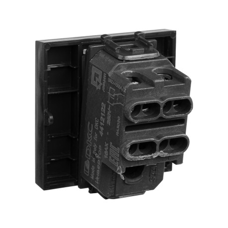 4412122 | Инвертор одноклавишный модульный, Avanti, Черный матовый, 2 модуля-3