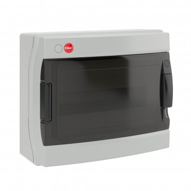 RB12W6TGD | Щиток настенный с дверцей 12 мод.,IP65, серый, с клеммным блоком 63А