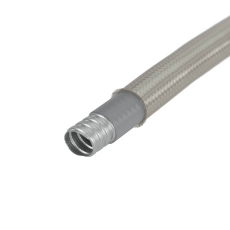 607STX010 | Металлорукав DN 10мм в гладкой SEBS изоляции и оплетке из нержавеющей стали, Dвн 10,0 мм, Dнар 15,0, 50 м-1