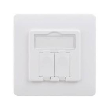 RNW1W | Настенный адаптер для модулей Keystone, 2 порта