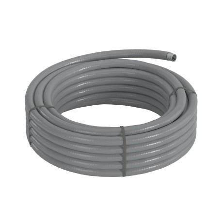 607S012 | Металлорукав DN 12мм в гладкой SEBS изоляции, Dвн 12,0 мм, Dнар 18,0, 50м, цвет серый-2